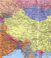 Подробная карта китая на русском языке Китай подробная карта на русском